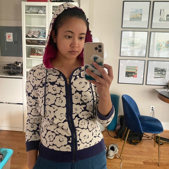 MARC JACOBS floral zip up hoodie XS - Picture 12 of 13